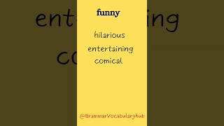 Synonyms for Funny  same meaning words  shortfeed synonyms funny [upl. by Aelat472]