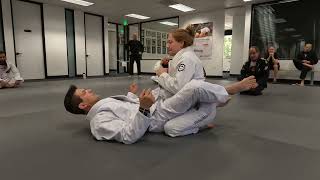 Controlling someone who stands up inside your closed guard [upl. by Haet]