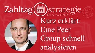 Kurz erklärt Eine Peer Group schnell analysieren [upl. by Rimisac]