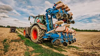 FENDTastic Afternoon spent Planting Corn Fendt 724  Monosem Monoshox NG Plus M [upl. by Hauge]