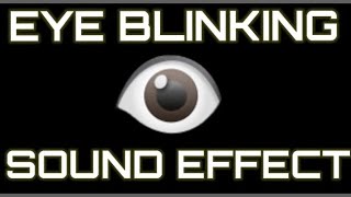 Eye Blinking Sound Effect [upl. by Enixam686]