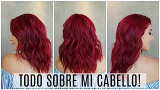 VLOG TODO SOBRE MI CABELLO ROJO tips y sugerencias l Johanna Hamilton [upl. by Enyt966]