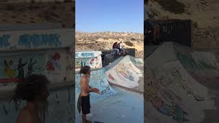 Skatepark highlights  taghazout skatepark 2023 redbull beginners skateboarding skateboard [upl. by Mcnair]