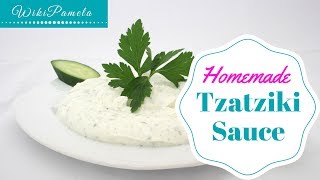 Recipe for Vegan Tzatziki Sauce  Easy Tzatziki Sauce [upl. by Afrikah]