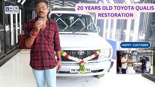 20YEARS OLD TOYOTA QUALIS RESTORATION  QUALIS  2004 MODEL QUALIS RESTORATION  HAPPY CUSTOMER [upl. by Sayre]