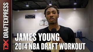 James Young DraftExpress Workout [upl. by Judson]