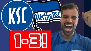 Karlsruher SC  Hertha BSC 13 11 Analyse amp Spielernoten Bestes Saisonspiel [upl. by Saref]