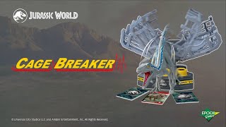 Epoch Games  Jurassic World Cage Breaker [upl. by Yaya]