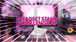 HEADSET STAND  SOUNDCARD  RGB Review NYK Nemesis T10 Luminate [upl. by Yenal]