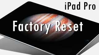 iPad Pro  How to Reset Back to Factory Settings Hard Reset​​​  H2TechVideos​​​ [upl. by Nowahs544]