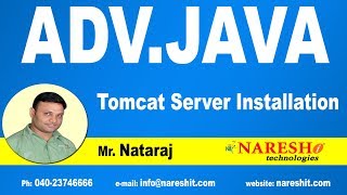 Tomcat Server Installation  Advanced Java Tutorial  Mr Nataraj [upl. by Eido]