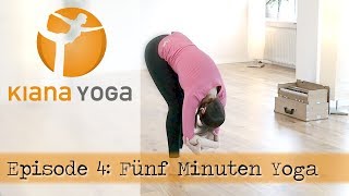 5 Minuten Yoga für jeden Tag kurz und wirkungsvoll für zwischendurch [upl. by Harewood]