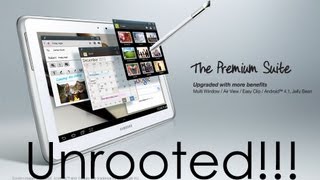 Galaxy Note 101  How to UnRoot  Unbrick  Cursed4Evacom [upl. by Jesh]