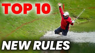 NEW GOLF RULES 2019  The 10 Most Important GOLF RULE CHANGES [upl. by Dorca]