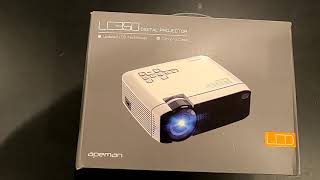 Apeman LC350 LED Mini Projector REVIEW HDMI 1080P Works with Roku stick [upl. by Gauntlett]