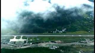 A spectacular landing on the Paro International Airport Bhutan [upl. by Philippine]