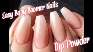 ‼️ Easiest French Baby Boomer Ever 😍 How To Do Baby Boomer Nails with Acrylic for Beginners 💅🏼 [upl. by Obocaj]