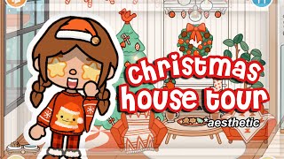 christmas house tour 🎄  AESTHETIC  aesthetic toca routines [upl. by Wandis]