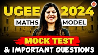 UGEE 2024 SUPR amp REAP 💡 Maths Model Mock Test amp Important Questions  Namrata Maam [upl. by Bondon]