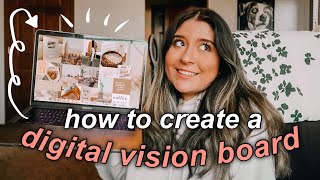 How to create a Digital Vision Board for 2021 [upl. by Yesnel865]