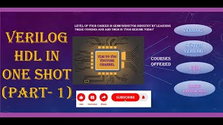 VERILOG HDL IN ONE SHOTPART1  Learn all verilog hdl concepts at one shot  know about verilog [upl. by Elyr719]