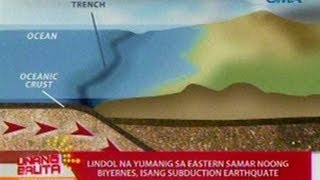 UB Lindol na yumanig sa Eastern Samar noong biyernes isang Subduction Earthquake [upl. by Mccarthy]