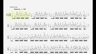 【Suspended 4th】ストラトキャスターシーサイド ベースソロ bass tab [upl. by Rebah]