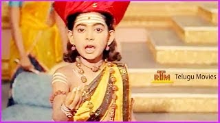 Parasakthi Mahimalu  Telugu Full Length Movie Scene  Vijayadasami Special Gemini Ganeshan [upl. by Ahsiakal172]