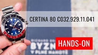 HANDSON Certina DS Action Automatic GMT Powermatic 80 C0329291104100 [upl. by Htaeh]