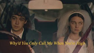 arctic monkeys  whyd you only call me when youre high lyrics [upl. by Yla]