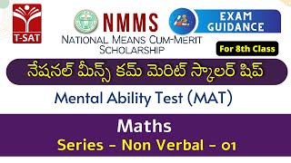 NMMS Scholarship Exam  MAT  Maths  Series  Non Verbal  01  TSAT [upl. by Beffrey918]