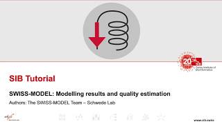 SWISSMODEL Tutorial Part VI Modelling results and quality estimation [upl. by Nahrut]