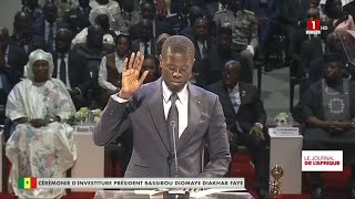 Sénégal  le nouveau président Bassirou Diomaye Faye a prêté serment • FRANCE 24 [upl. by Therese]