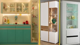 Stylish Kitchen Crockery unit designs Modern Dining cabinet design ideas Crockery Cabinet [upl. by Akinna]