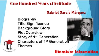 One Hundred Years of Solitude Novel By Gabriel García Márquez First Generation Story Title Character [upl. by Ennoid757]