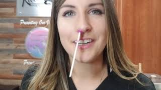 Nose Wax Demo On Myself [upl. by Lareena494]