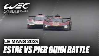 Kévin Estre And Alessandro Pier Guidi Battle 🔥 I 2024 24 Hours of Le Mans I FIA WEC [upl. by Annaiek]