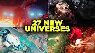 Doctor Strange Multiverse of Madness EVERY NEW UNIVERSE Revealed [upl. by Kceb]