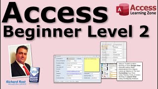 Microsoft Access Beginner 2 How To Sign Up For Access 2016 2019 365 Tutorial [upl. by Enomyar]