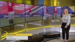 Jane Dougall  BBC Sport 23102020  HD [upl. by Audras]