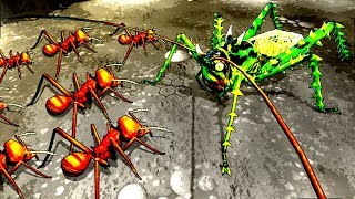 New Massive Cricket vs Leaf Cutter Ant Army in Empires of the Undergrowth [upl. by Pedro]