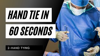 Surgeons Knot  The best technique  How to Hand Tie in 60 Seconds [upl. by Itin934]