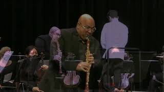 08 Copland Clarinet Concerto cadenza [upl. by Orgell379]