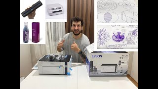 Epson M1120 Tattoo Transfer Makinesi [upl. by Attenyl]