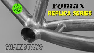 Attaching the chainstays  Romax Build Part 3  Framebuilding 101 with Paul Brodie [upl. by Rimma]