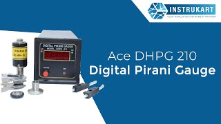 Digital Pirani Gauge with Set Point Controller  Pirani Gauge  Instrukart [upl. by Oinota]