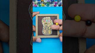 Thanos Infinity Gauntlet Cardboard Games Puzzle [upl. by Llohcin]