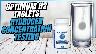 Optimum H2 Hydrogen Water Tablets  Molecular Hydrogen Concentration Test  Qlife Hydrogen Solutions [upl. by Eboh]