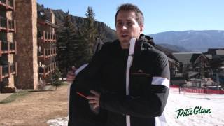 2015 Kjus Mens Downforce Ski Jacket and Formula Pant Review by Peter Glenn [upl. by Dnomyad]