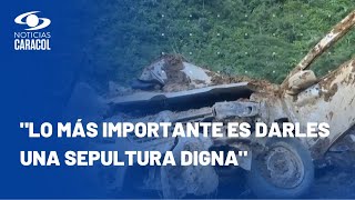 quotCon vida no la vamos a encontrarquot crudos relatos de familiares de víctimas por derrumbe en Chocó [upl. by Aleakam]